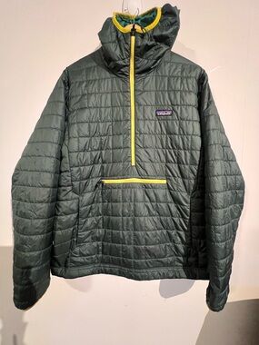 Patagonia nano Bivy  green puffer jacket